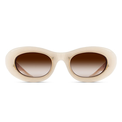 10604H / Brushed Gold Milk White