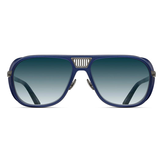 M3023-V2 Antique Silver - Matte Navy - Blue Gradient 55-16-145