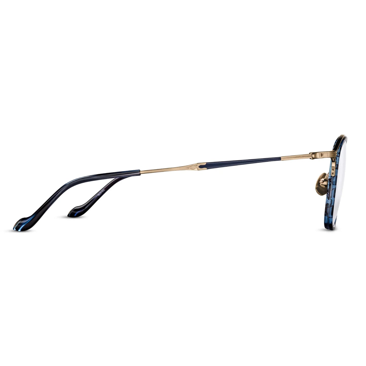 M3118  - Blue Demi - Brushed Gold Clear Lens 48-21-145