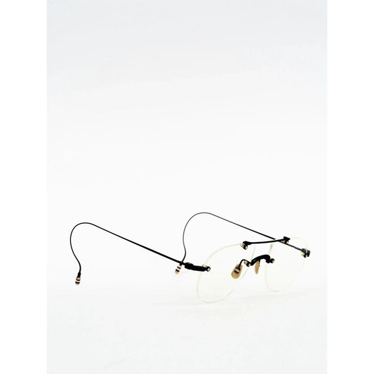 Rimless Aviator Eyeglasses in Titanium