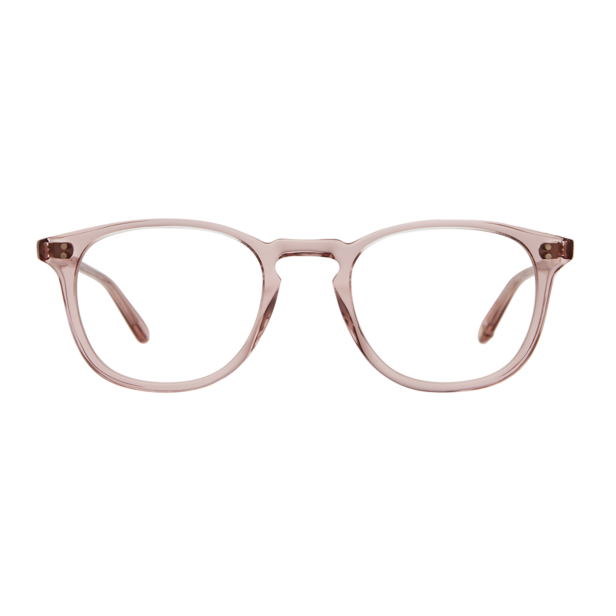 Garrett Leight Kinney 47 in Bio Rose, front view