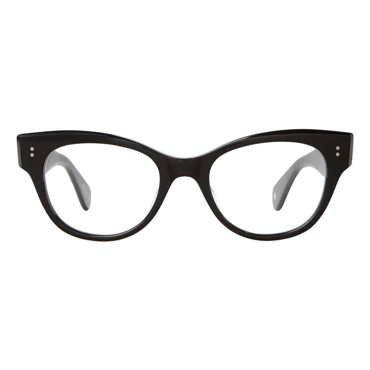 Garrett Leight Octavia 49 in Black, front view