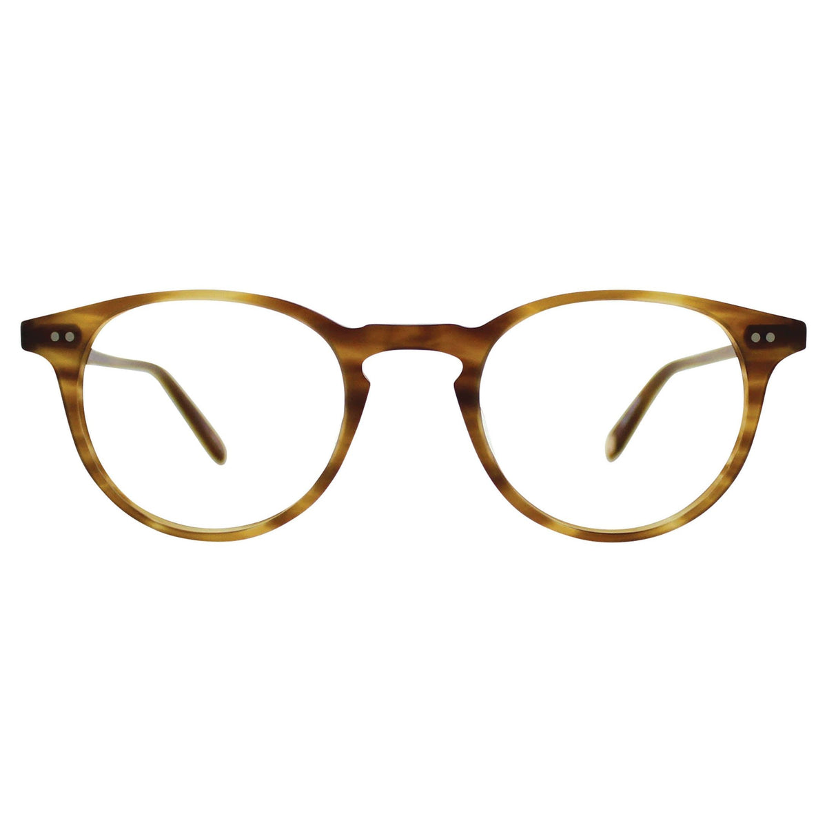 Garrett Leight Winward in Matte Demi Blonde, front view