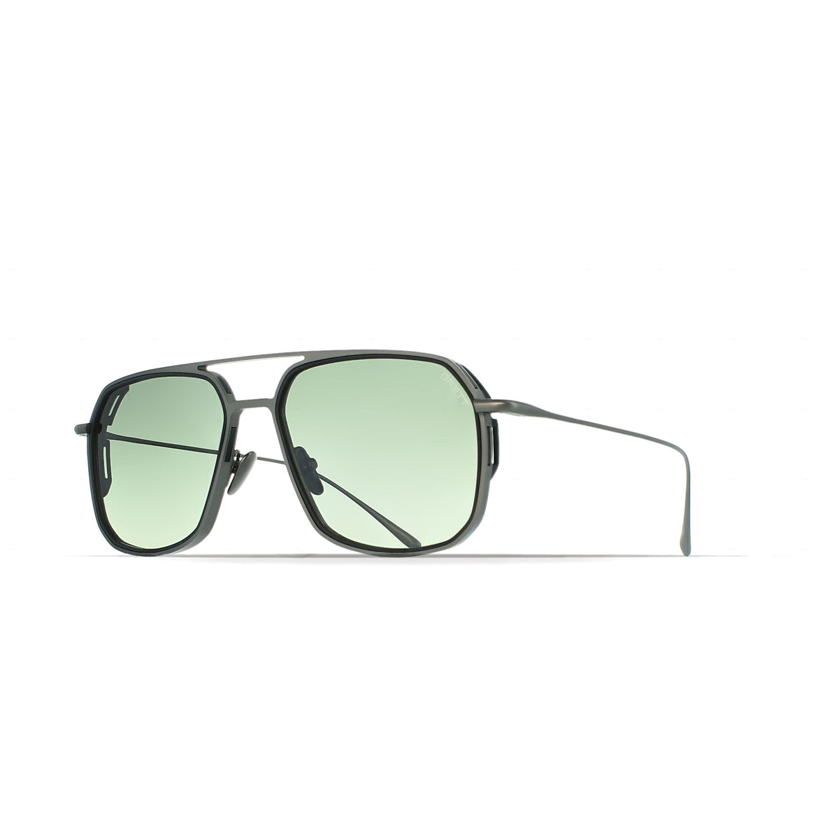 BRETT LOUIS SUN C06 - Gunmetal/Black - three-quarter view