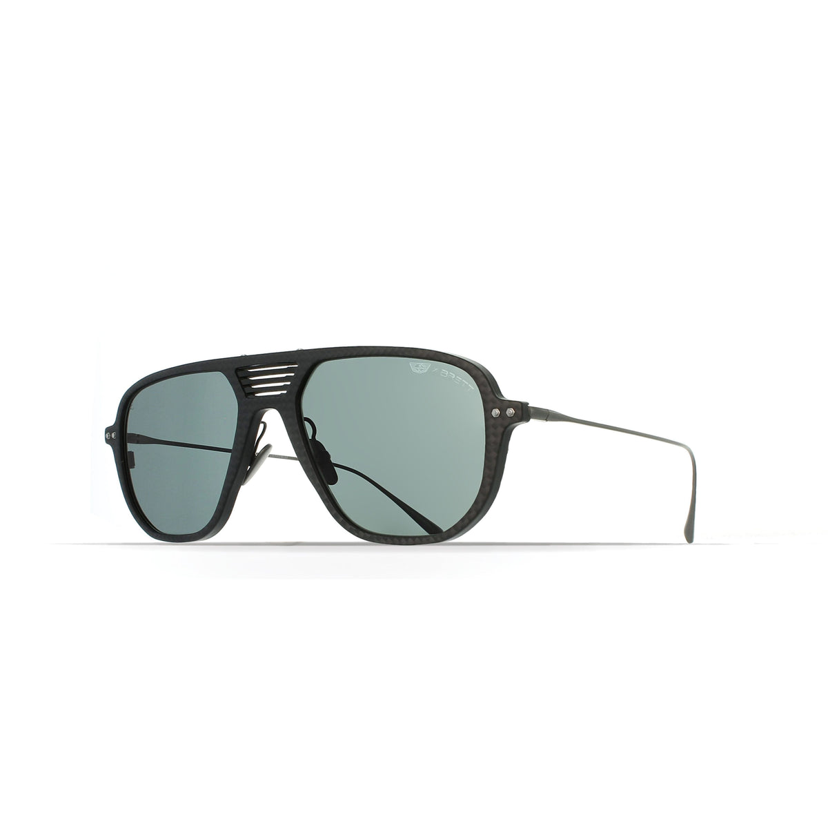 BRETT DENIS SUN C03 - Black/Silver - three-quarter view