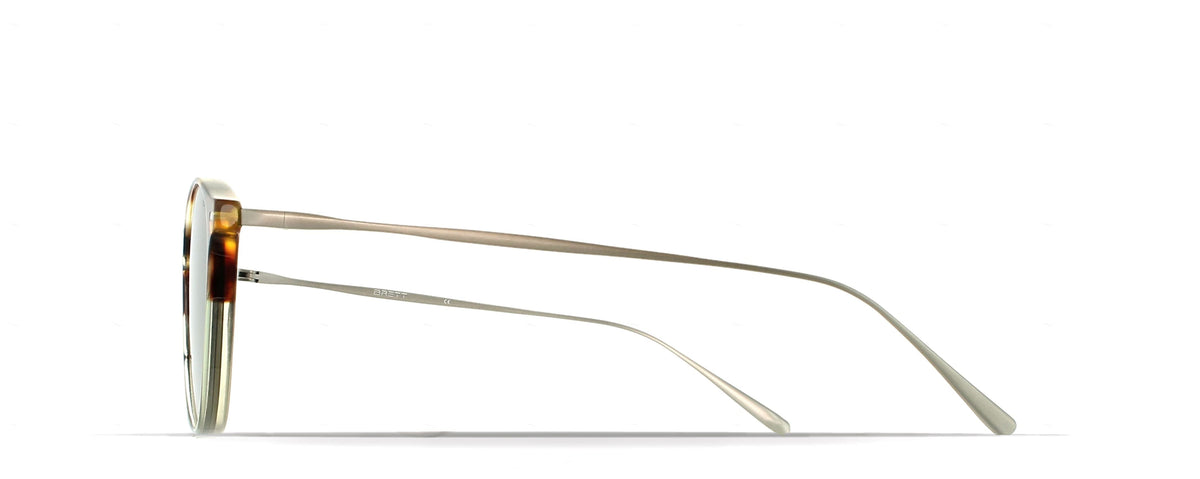 BRETT BIG MILES SUN C13 - Khaki Gradient Tortoise/Silver - side view