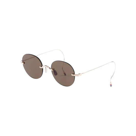 Rimless oversized sunglasses in Titanium /