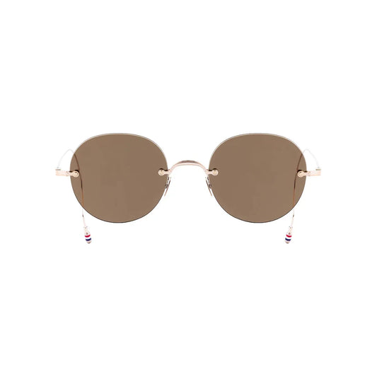 Rimless oversized sunglasses in Titanium /