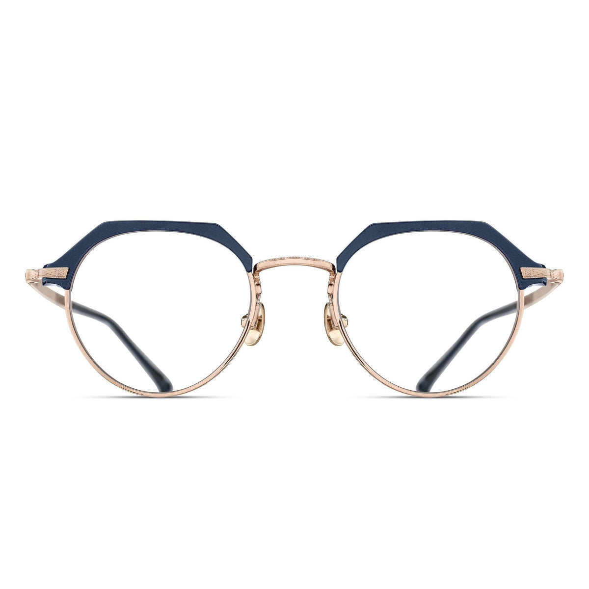 M2064 /  Navy - Rose Gold — front view