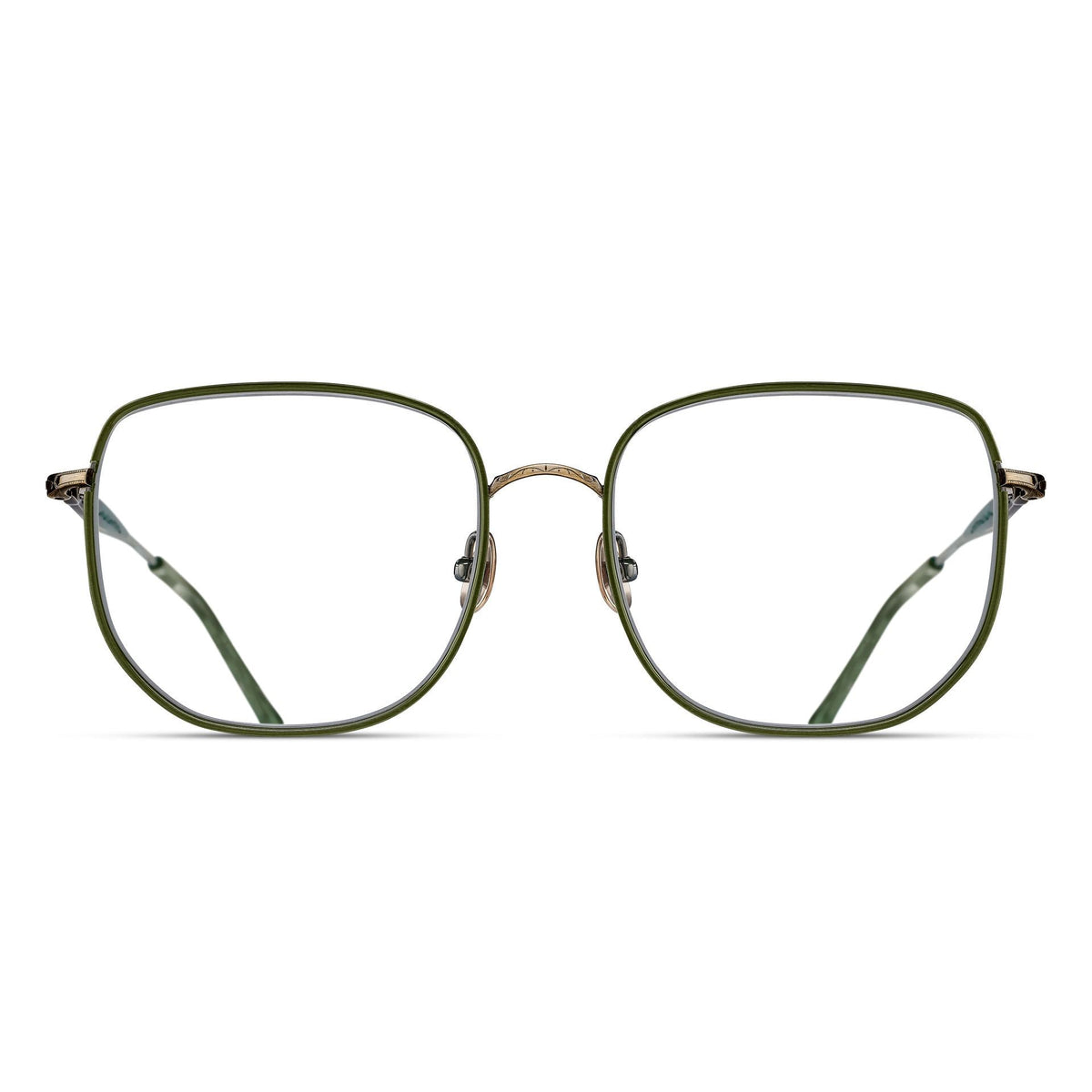 M3158 /  Antique Gold - Bottle Green — front view