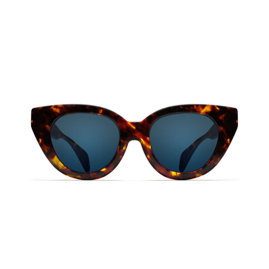 Morgenthal Frederics Holly Sun 632 Tortoise - Blue — front view