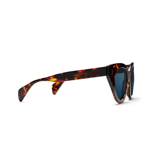 Morgenthal Frederics Holly Sun 632 Tortoise - Blue — side view