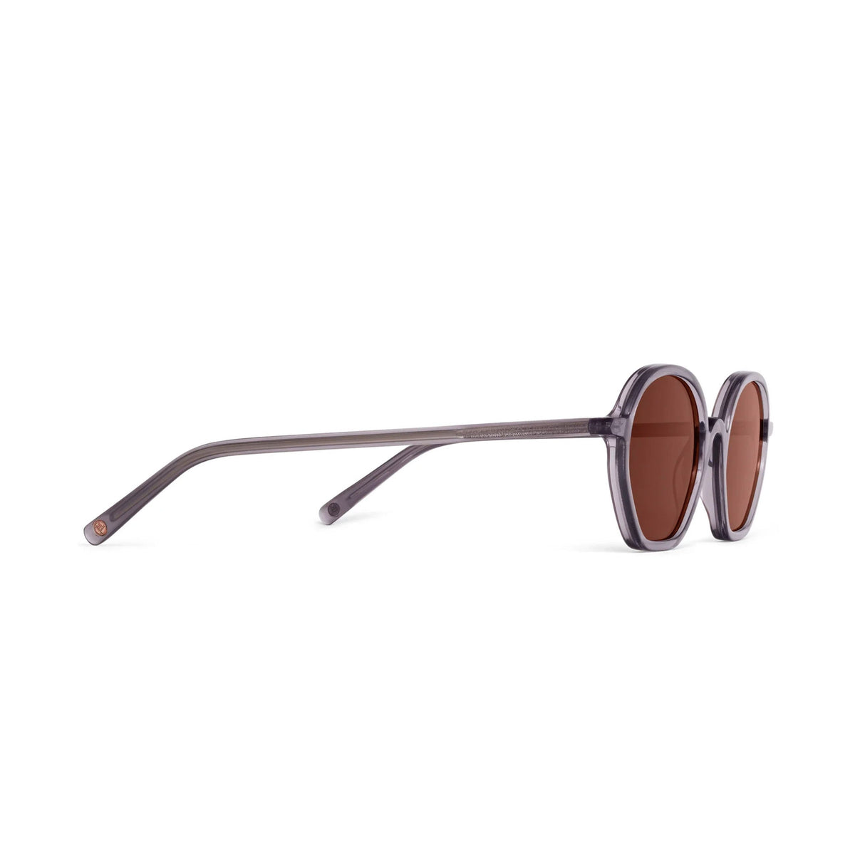 Morgenthal Frederics Carver Sun 882 Smoke - Brown — side view