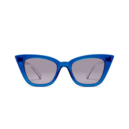 Morgenthal Frederics Oscar De la Renta - Nicole Sun 900 Blue White — front view