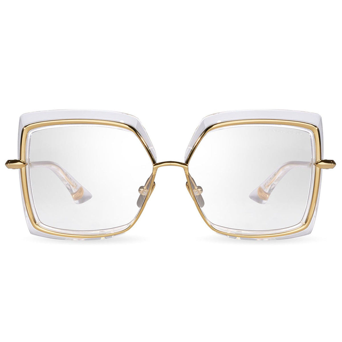 DITA NARCISSUS — Crystal Clear - Yellow Gold — front view (DTS503-58-04)