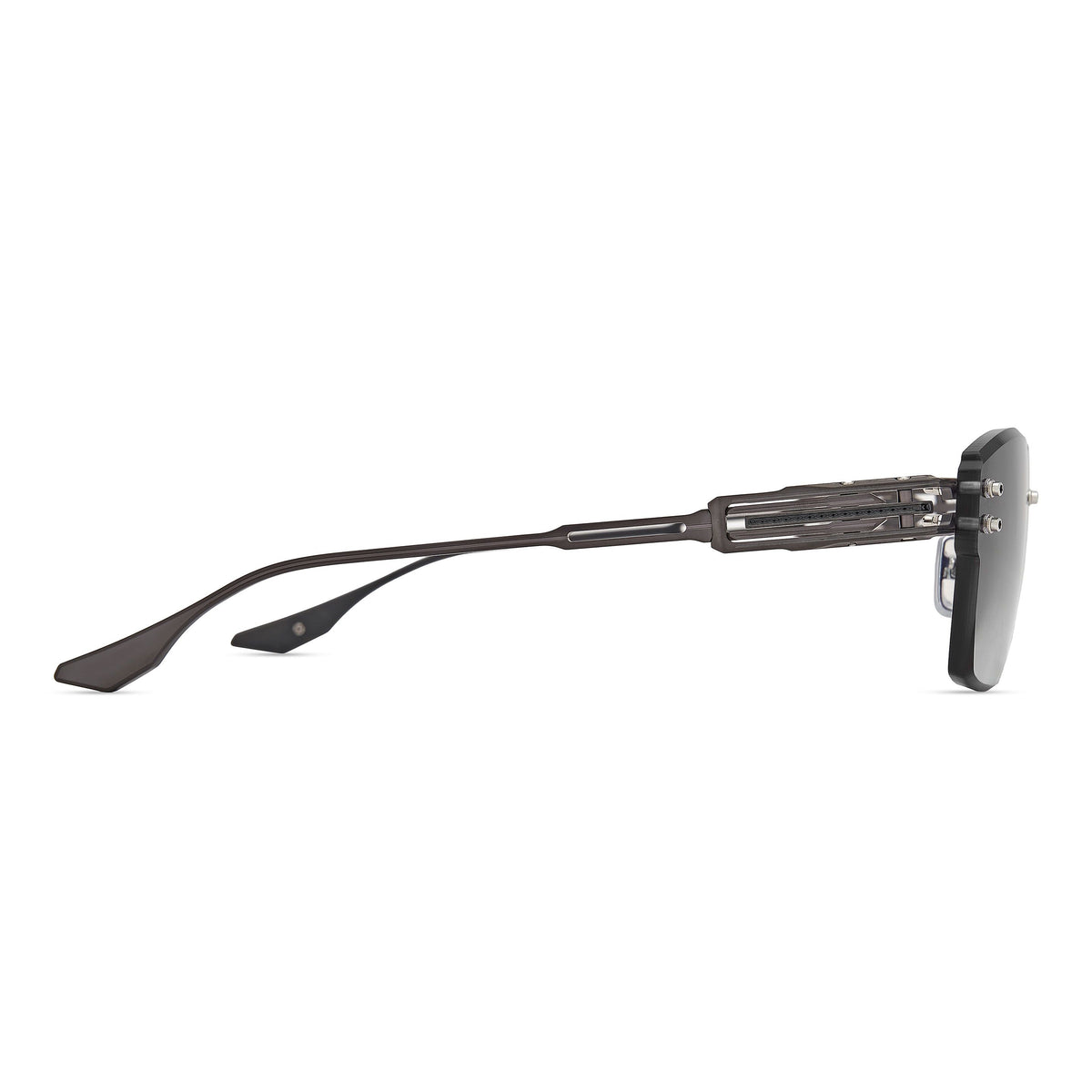DITA HYPERLUX-2000 — Black Iron - Black — side view (DTS197-A-01)