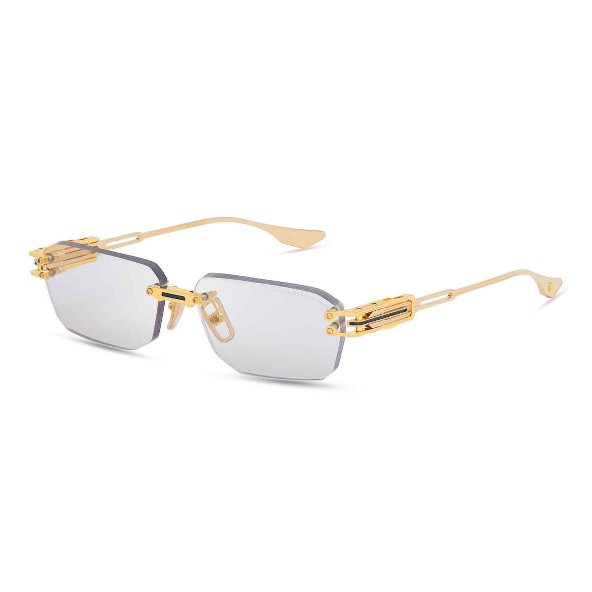 DITA HYPERLUX-3000 — Yellow Gold - Blue - White Gold — angle view (DTX198-A-01)